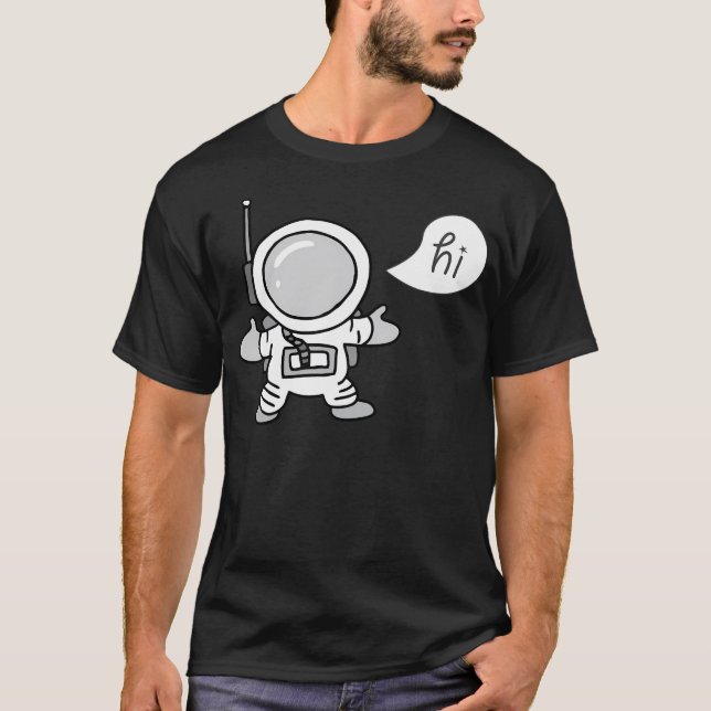 Camiseta Olá Astronauta (Frente)