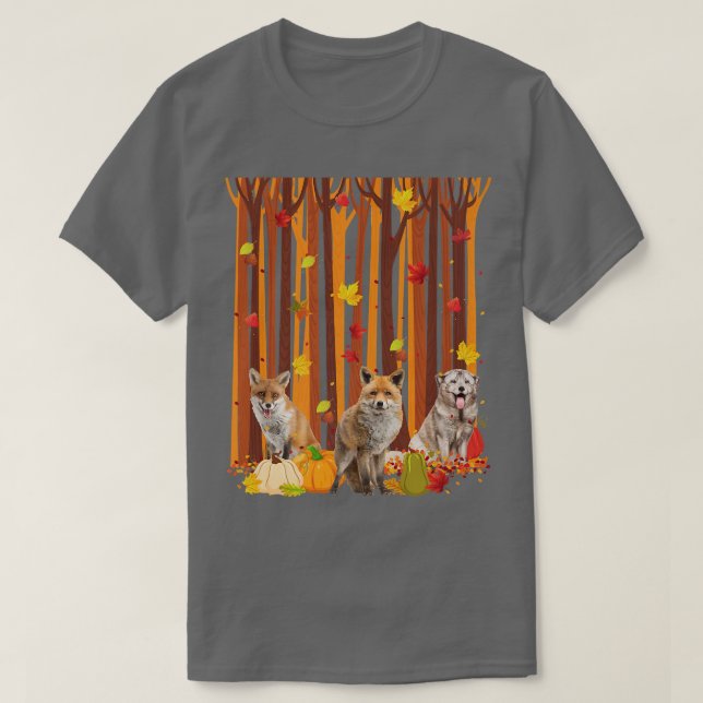 Camiseta Olá Autumn Fo Maple Leaf Fall Pumpkin Mens Mulhere (Frente do Design)