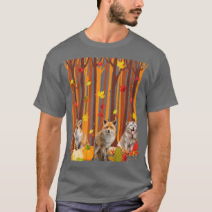 Camiseta Olá Autumn Fo Maple Leaf Fall Pumpkin Mens Mulhere