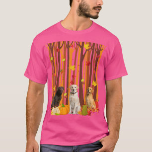 Camiseta Olá Autumn Labrador Maple Leaf Fall Pumpkin Mens