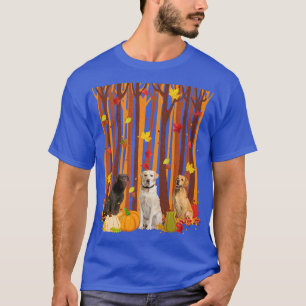 Camiseta Olá Autumn Labrador Maple Leaf Fall Pumpkin Mens