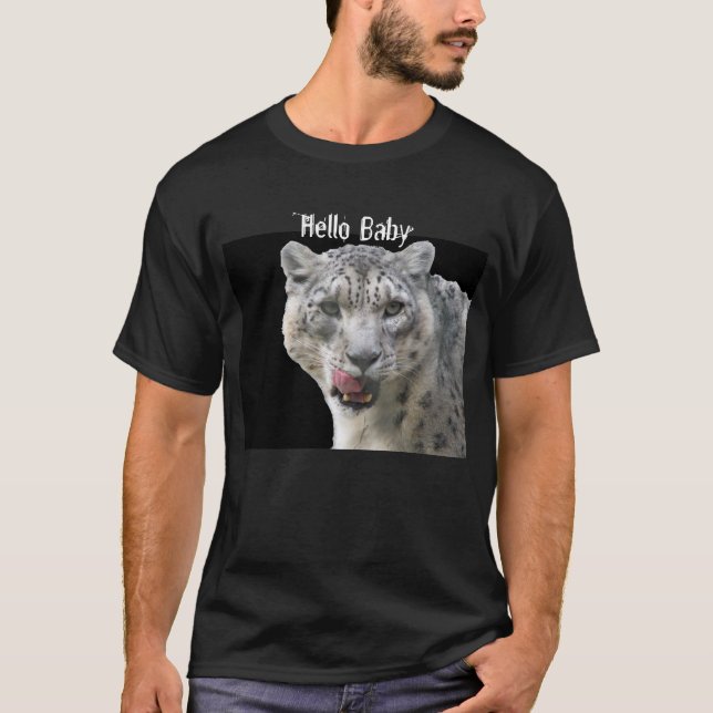 Camiseta Olá! bebê (Frente)