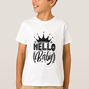 Camiseta Olá, bebê