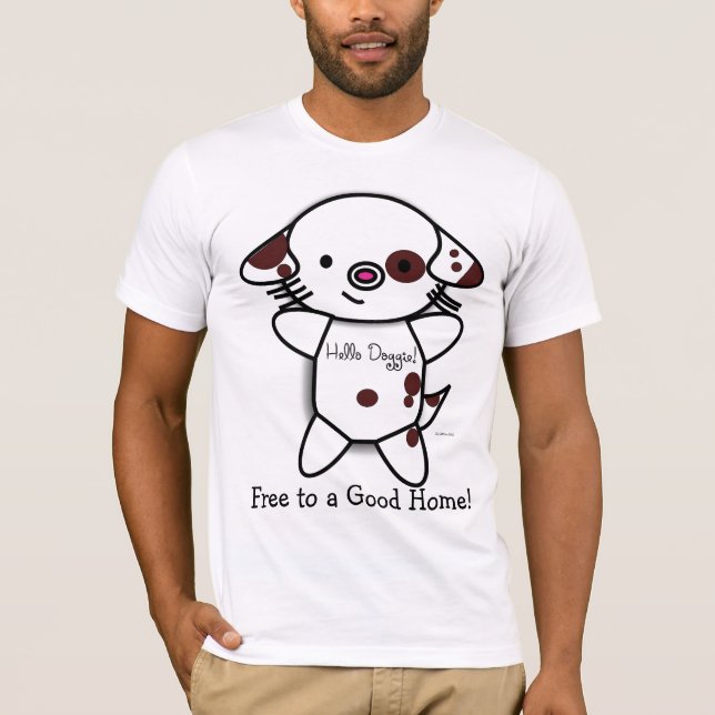 Camiseta Olá! cachorrinho! (Frente)