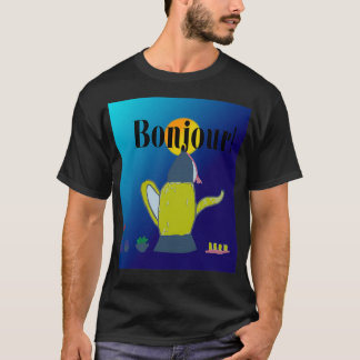 Camiseta Olá café