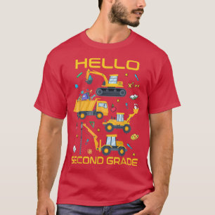 Camiseta Olá, Caminhão de Construção do segundo de Segundo