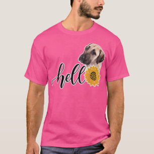 Camiseta Olá Cão-Pastor Anatólico Sunflower