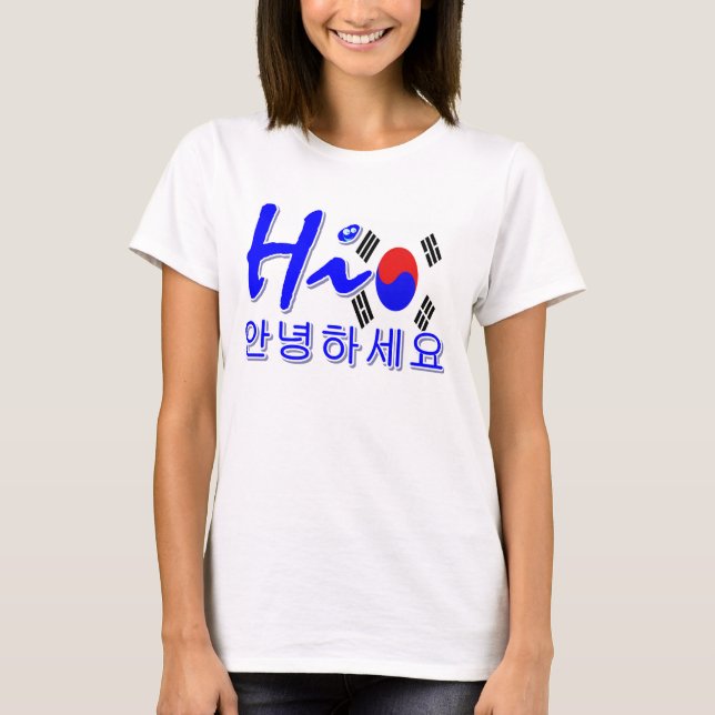 Camiseta Olá Coreia do Sul (Frente)