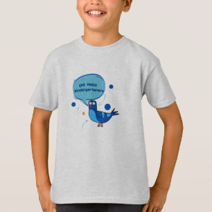 Camiseta Olá, Criadores De Infância, Pombo De Volta À Escol