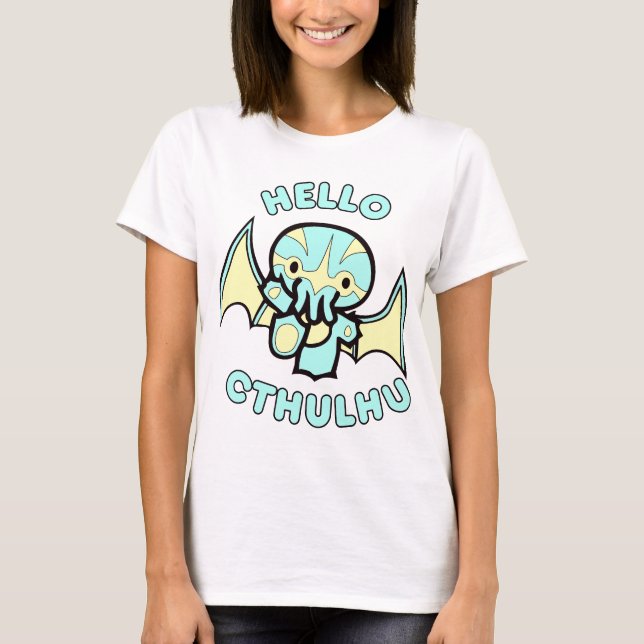 Camiseta Olá! Cthulhu (Frente)