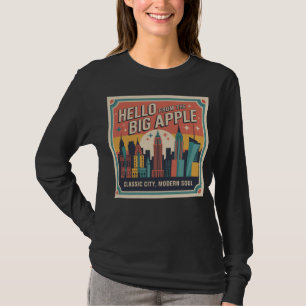 Camiseta Olá da Grande Maçã Nova York