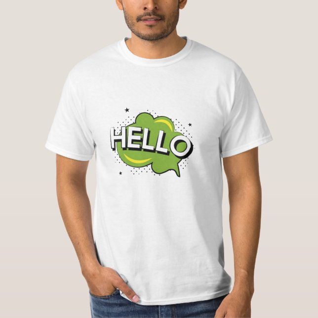 Camiseta Olá design (Frente)