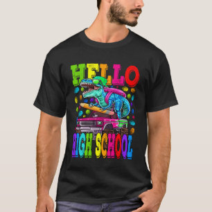 Camiseta Olá Dinossauro De Caminhão Do Monstro Do Segundo g