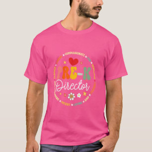 Camiseta Olá Diretor Pré-k Professor Kindergarten 1rua Dia