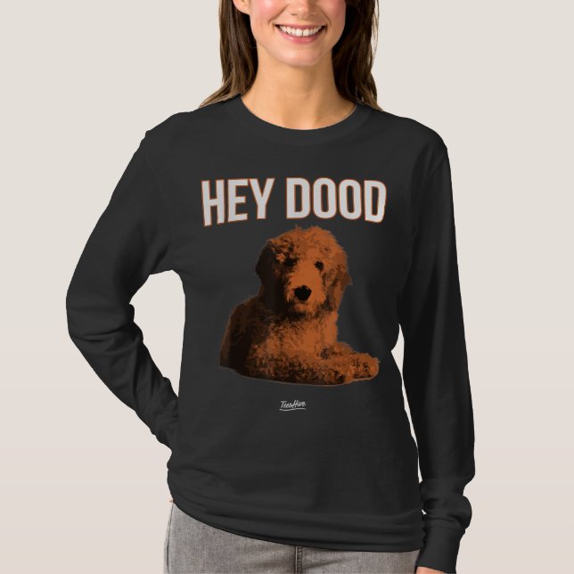 Camiseta Olá, Dourado. (Frente)