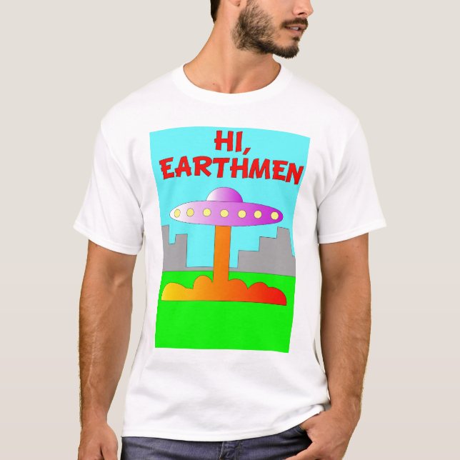 Camiseta Olá!, Earthmen (Frente)