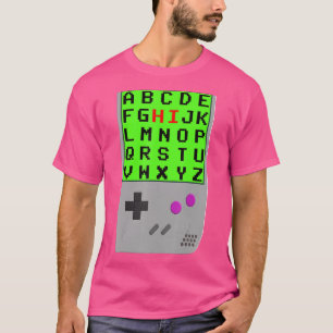 Camiseta Olá Em Alfabeto De Volta À Escola Pré-Jardim De In