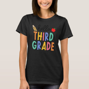 Camiseta Olá Equipe da Terceira Série Professor da Terceira