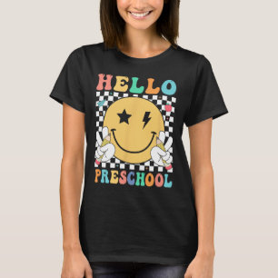 Camiseta Olá Equipe de Crianças da Pré-escola Professora Pr