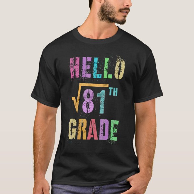 Camiseta Olá Equipe De Gênios Da Matemática Raiz Quadrada D (Frente)