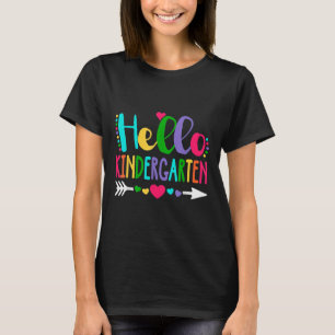 Camiseta Olá Equipe de Professores de Jardim de Infância De