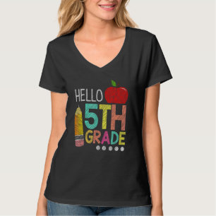 Camiseta Olá Equipe de Professores do 5º Ano Turma do Quint