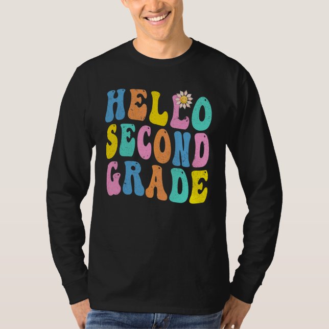 Camiseta Olá Equipe de Professores do Segundo Ano de Volta  (Frente)