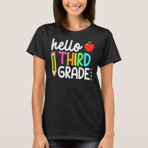 Camiseta Olá Equipe do 3º ano do 3º ano de volta à Escola T
