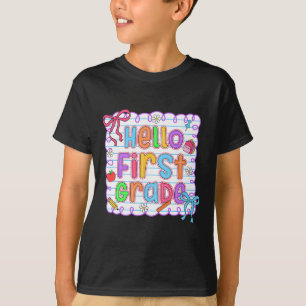 Camiseta Olá Equipe do Primeiro Ano 1ª Série Ck Volta às Au