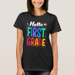 Camiseta Olá Equipe do Primeiro Ano 1º Ano de Volta às Aula