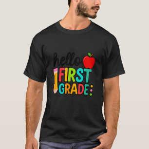 Camiseta Olá Equipe do Primeiro Ano 1º Ano Volta às Aulas P
