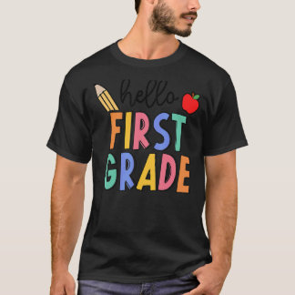 Camiseta Olá Equipe do Primeiro Ano Professora do 1º Ano De