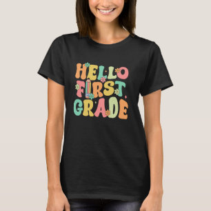 Camiseta Olá Equipe do Primeiro Ano Professora do 1º Ano Me