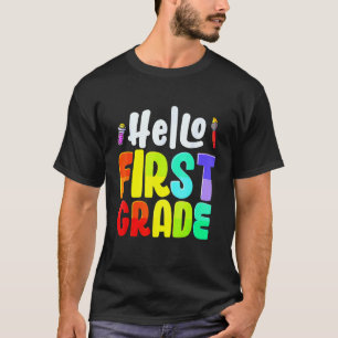 Camiseta Olá Equipe do Primeiro Ano Professores do 1º Ano D