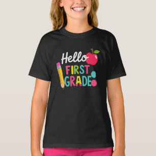 Camiseta Olá Equipe do Primeiro Ano Volta às Aulas do Prime