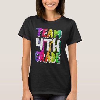 Camiseta Olá Equipe do Quarto Ano 4º Ano Volta às Aulas T
