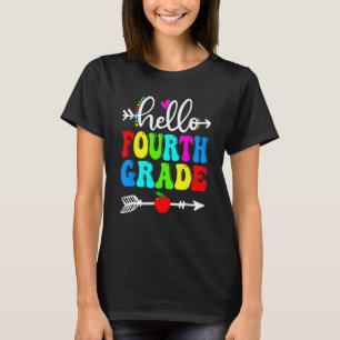 Camiseta Olá Equipe do Quarto Ano Quarto Ano Volta às Aulas