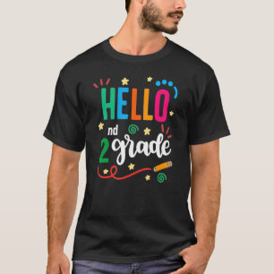 Camiseta Olá Equipe do Segundo Ano 2º Ano de Volta às Aulas