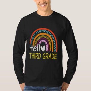 Camiseta Olá Equipe do Terceiro Ano 3º Ano de Volta às Aula