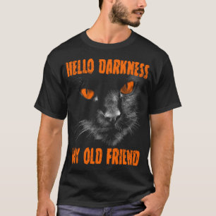 Camiseta Olá Escuridão Meu Velho Amigo: Olhos Laranja