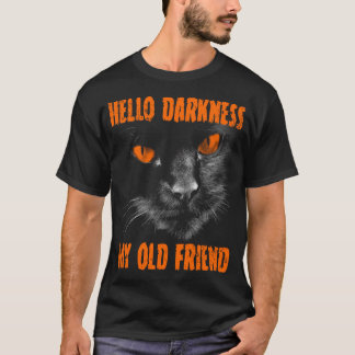 Camiseta Olá Escuridão Meu Velho Amigo: Olhos Laranja