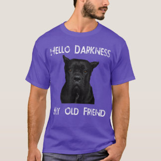 Camiseta Olá Escuridão Meu Velho Amigo Presente para Pai do