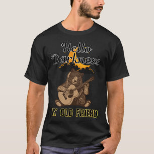 Camiseta Olá Escuridão Meu Velho Amigo Urso 03