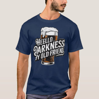 Camiseta Olá Escuridão Minha Velha Amiga, Beer Stout Beer L