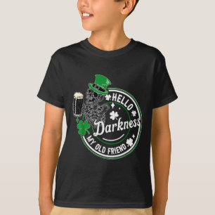 Camiseta Olá escuridão velho amigo cerveja irlandesa st pat