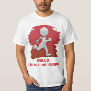 CAMISETA OLÁ!, EU DEVO IR: FIGURA 3D