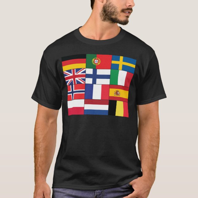Camiseta Olá! Europa:) (Frente)