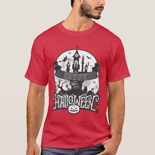 Camiseta Olá Festa de Halloween (Frente)