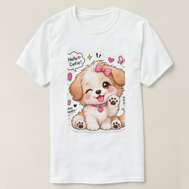 Camiseta Olá Fofo  (Frente do Design)