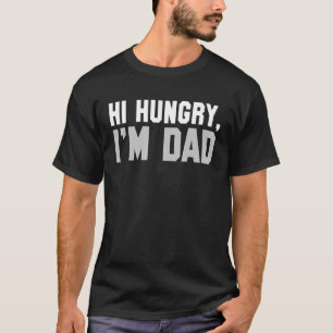 Camiseta Olá, Fome, sou Pai de piada de pai Masculina